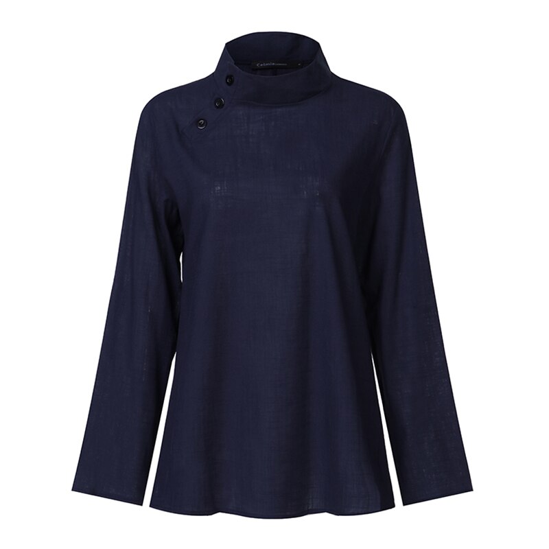 Celmia Women Short Sleeve Blusas 2022 Summer Cotton Linen Shirts Fashion Oversized Blouses Casual Loose Camisas Solid Tunic Tops