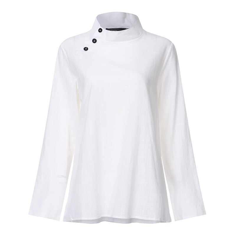 Celmia Women Short Sleeve Blusas 2022 Summer Cotton Linen Shirts Fashion Oversized Blouses Casual Loose Camisas Solid Tunic Tops