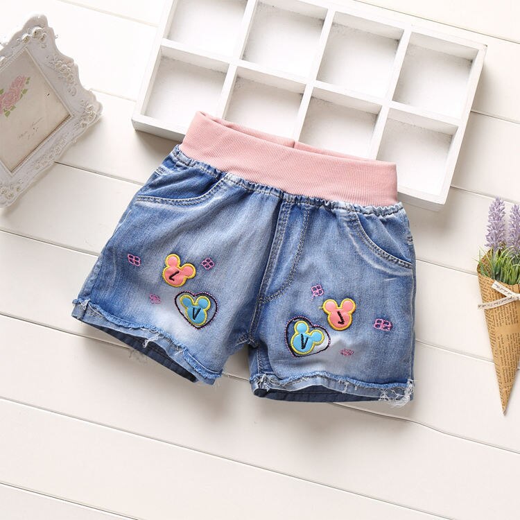 Girls Denim Shorts Teenagers Summer Lace Short Pants Kids Beach Clothes Children's Shorts For Teenage Girls