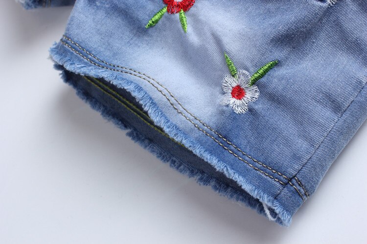 Girls Denim Shorts Teenagers Summer Lace Short Pants Kids Beach Clothes Children's Shorts For Teenage Girls