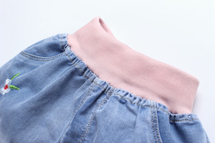 Girls Denim Shorts Teenagers Summer Lace Short Pants Kids Beach Clothes Children's Shorts For Teenage Girls