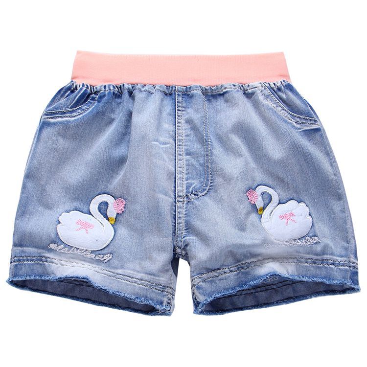 Girls Denim Shorts Teenagers Summer Lace Short Pants Kids Beach Clothes Children's Shorts For Teenage Girls