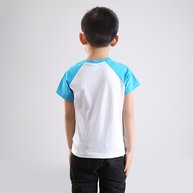 Summer 2022 Children Shirts Cotton Boys T-shirt Candy Color Tops For Kids Solid Girls Blouse Baby Outerwear Toddler Clothing