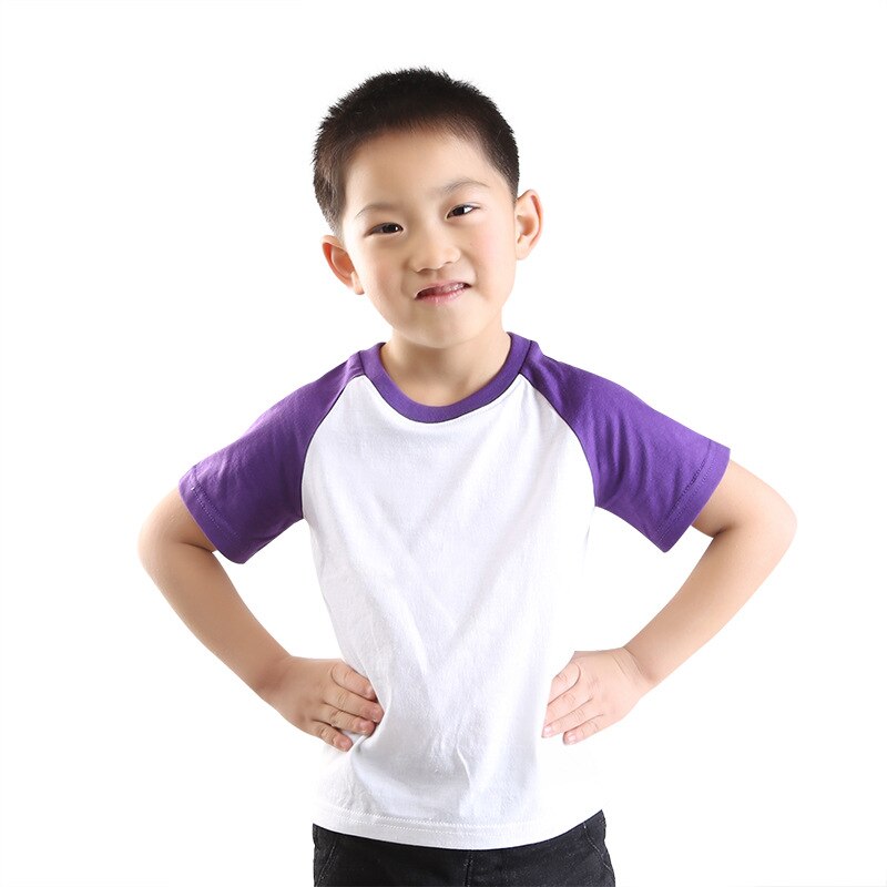 Summer 2022 Children Shirts Cotton Boys T-shirt Candy Color Tops For Kids Solid Girls Blouse Baby Outerwear Toddler Clothing