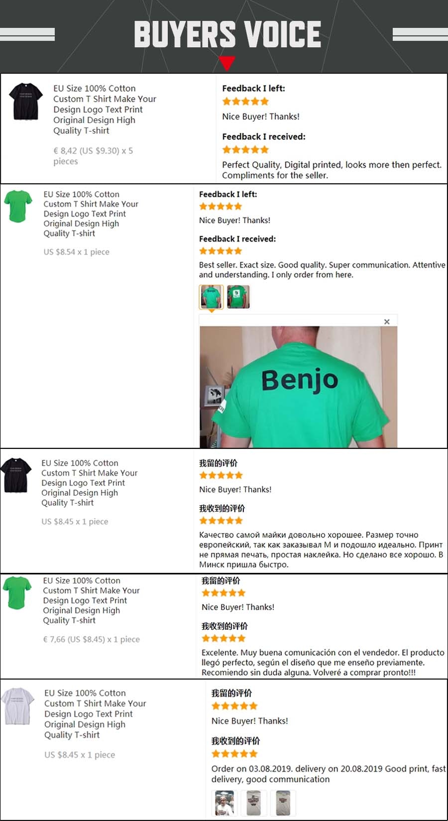 EU Size 100% Cotton Custom T Shirt Make Your Design Logo Text Men Women Print Original Design High Quality Gifts Tshirt EU Size 100% Cotton Custom T Shirt Make Your Design Logo Text Men Women Print Original Design High Quality Gifts Tshirt