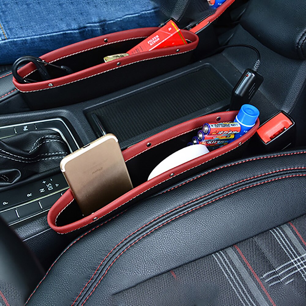 Car Organizer Storage Car Seat Slit Gap Pocket Multifunctional Driver Seat Catcher Cup Holder Car Accessories PU Leather Car Organizer Storage Car Seat Slit Gap Pocket Multifunctional Driver Seat Catcher Cup Holder Car Accessories PU Leather