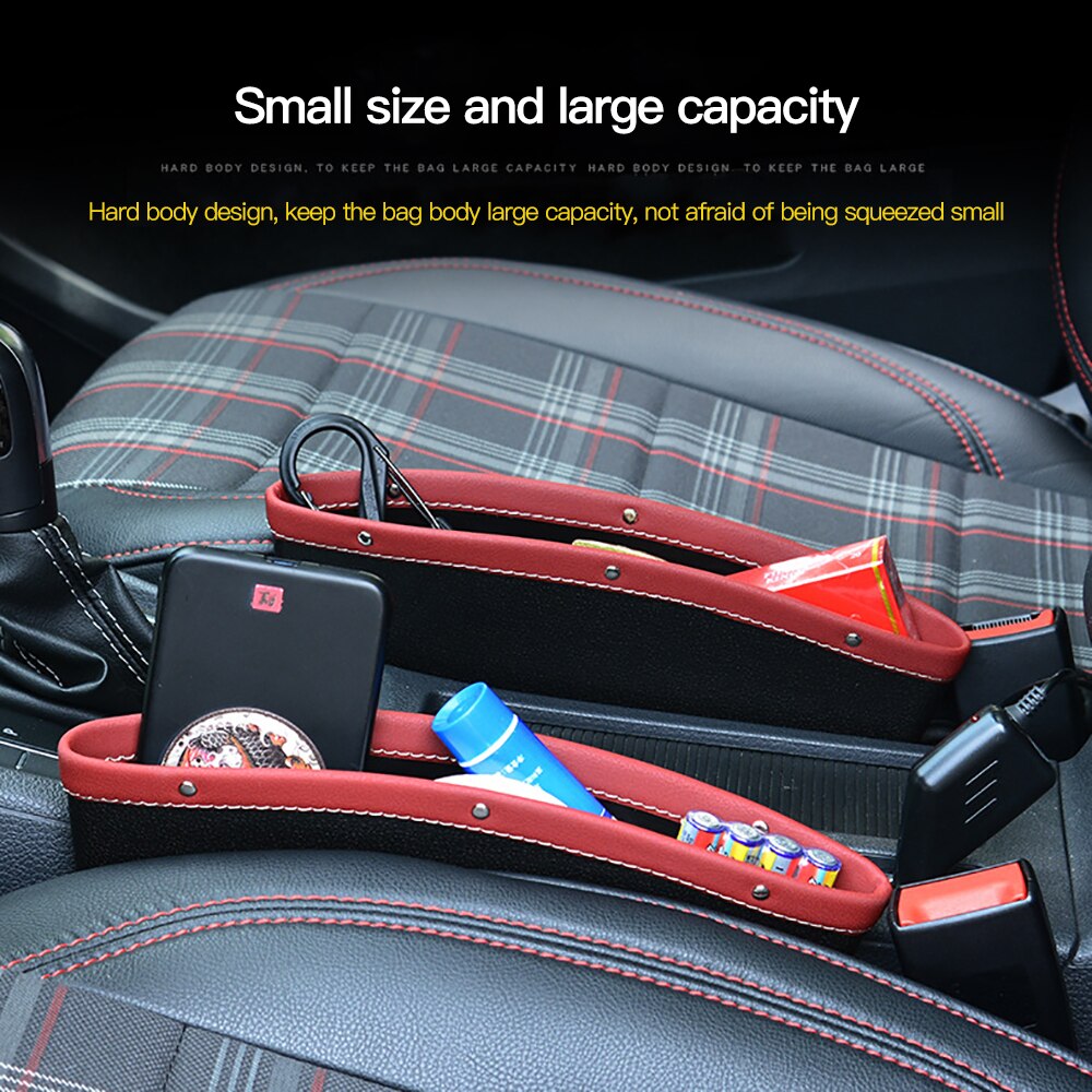 Car Organizer Storage Car Seat Slit Gap Pocket Multifunctional Driver Seat Catcher Cup Holder Car Accessories PU Leather Car Organizer Storage Car Seat Slit Gap Pocket Multifunctional Driver Seat Catcher Cup Holder Car Accessories PU Leather