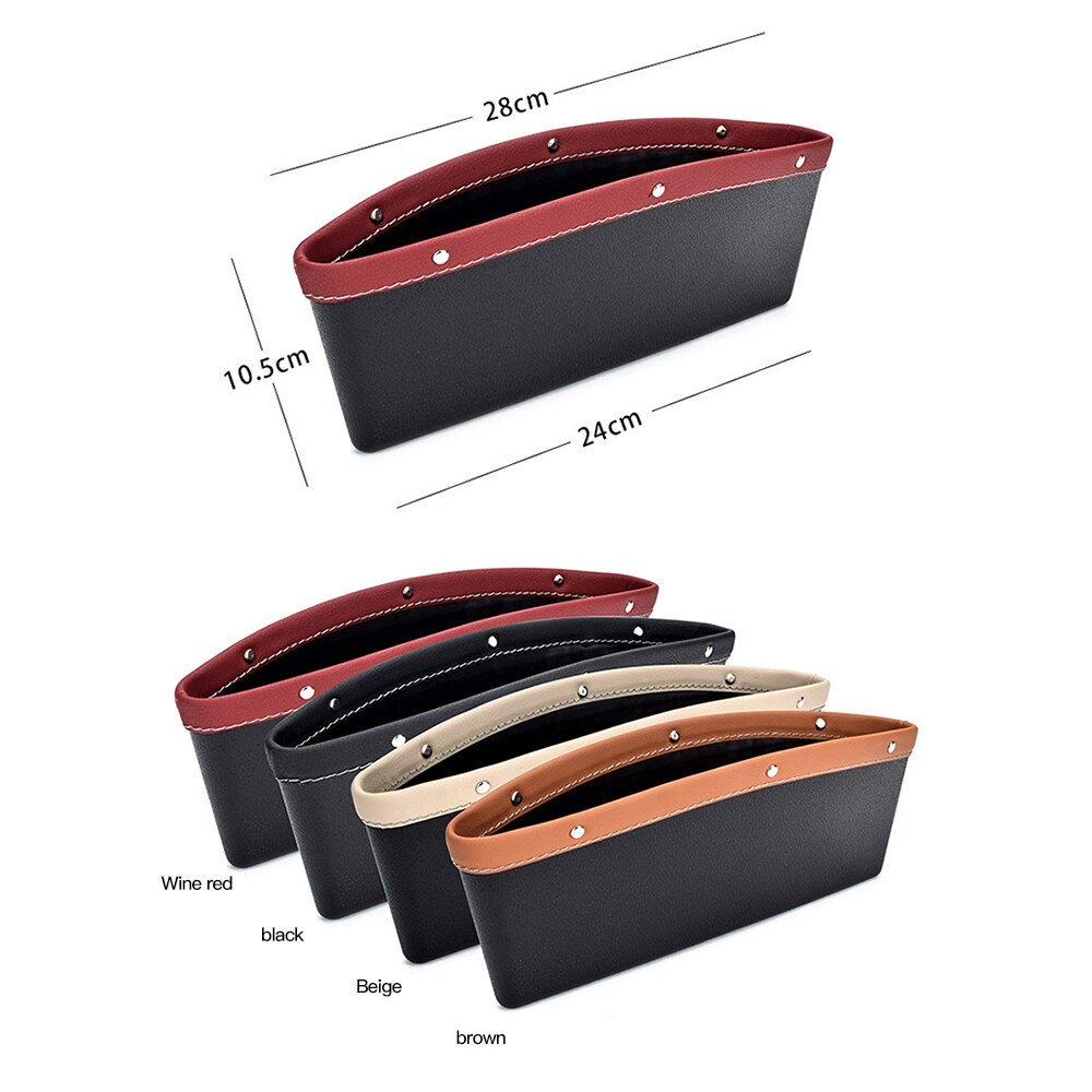 Car Organizer Storage Car Seat Slit Gap Pocket Multifunctional Driver Seat Catcher Cup Holder Car Accessories PU Leather Car Organizer Storage Car Seat Slit Gap Pocket Multifunctional Driver Seat Catcher Cup Holder Car Accessories PU Leather