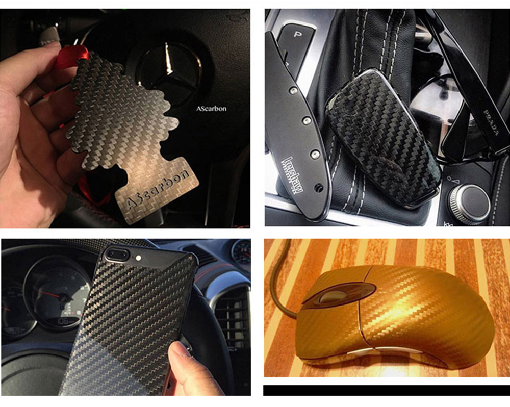 100*30/10cm High Glossy 5D Carbon Fiber Wrapping Vinyl Film Motorcycle Tablet Stickers And Decals Auto Accessories Car Styling