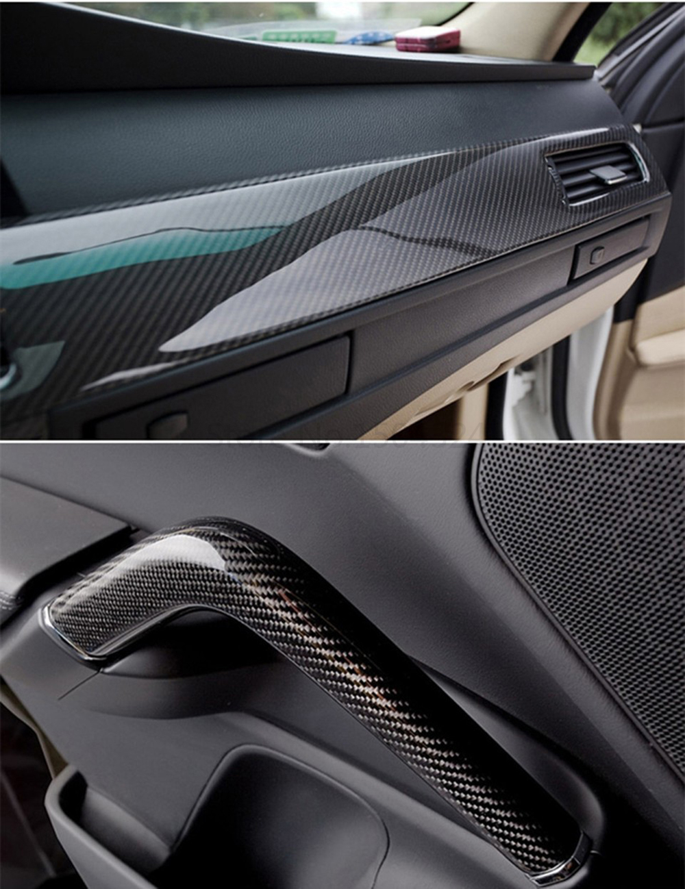 100*30/10cm High Glossy 5D Carbon Fiber Wrapping Vinyl Film Motorcycle Tablet Stickers And Decals Auto Accessories Car Styling